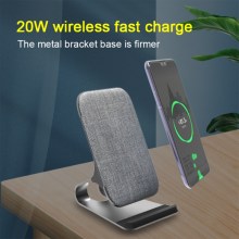 2021 new model suitable for iPhone 13/12 wireless charger qi fast charging desktop vertical mobile phone wireless charging stand