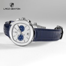 Lacz Denton 2022 Men’s Quartz Watch Top Brand Luxury Chronograph
