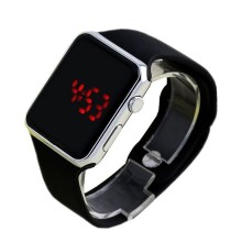 Sport Digital Watch Women Men Square LED Watch Silicone Electronic Watch