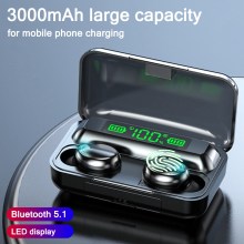 Wireless Headphones Bluetooth-compatible 5.1 3000mAh Charging Box Headsets Stereo Earbuds