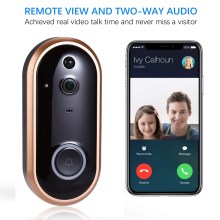 Smart WIFI Doorbell Intercome 1080P Video Ring Door Bell Camera With IR Entry Alert Wireless Security Door Call Video Eyes