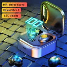 Waterproof 9D Stereo Touch Control LED Display Earbuds Headsets Quick-Charge Earphones