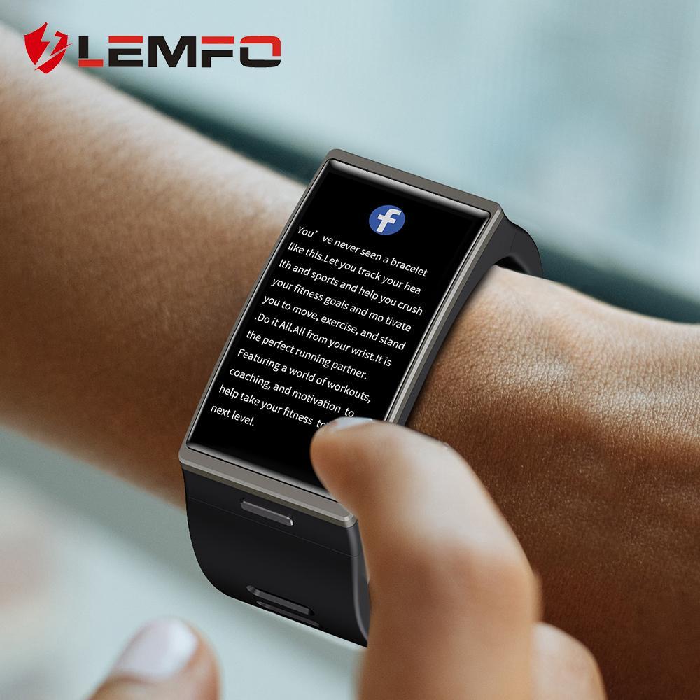 1.9 Inch 170*320 Screen LEMFO DM12 Smart Watch Men IP68 Waterproof Sport Heart Rate Blood Pressure Android IOS