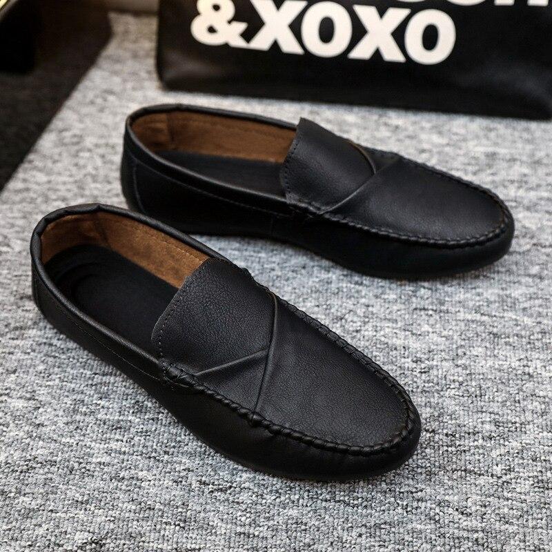 New Men Shoes Loafers Casual Shoes Handmade Moccasins Men Comfortable Driving Shoes