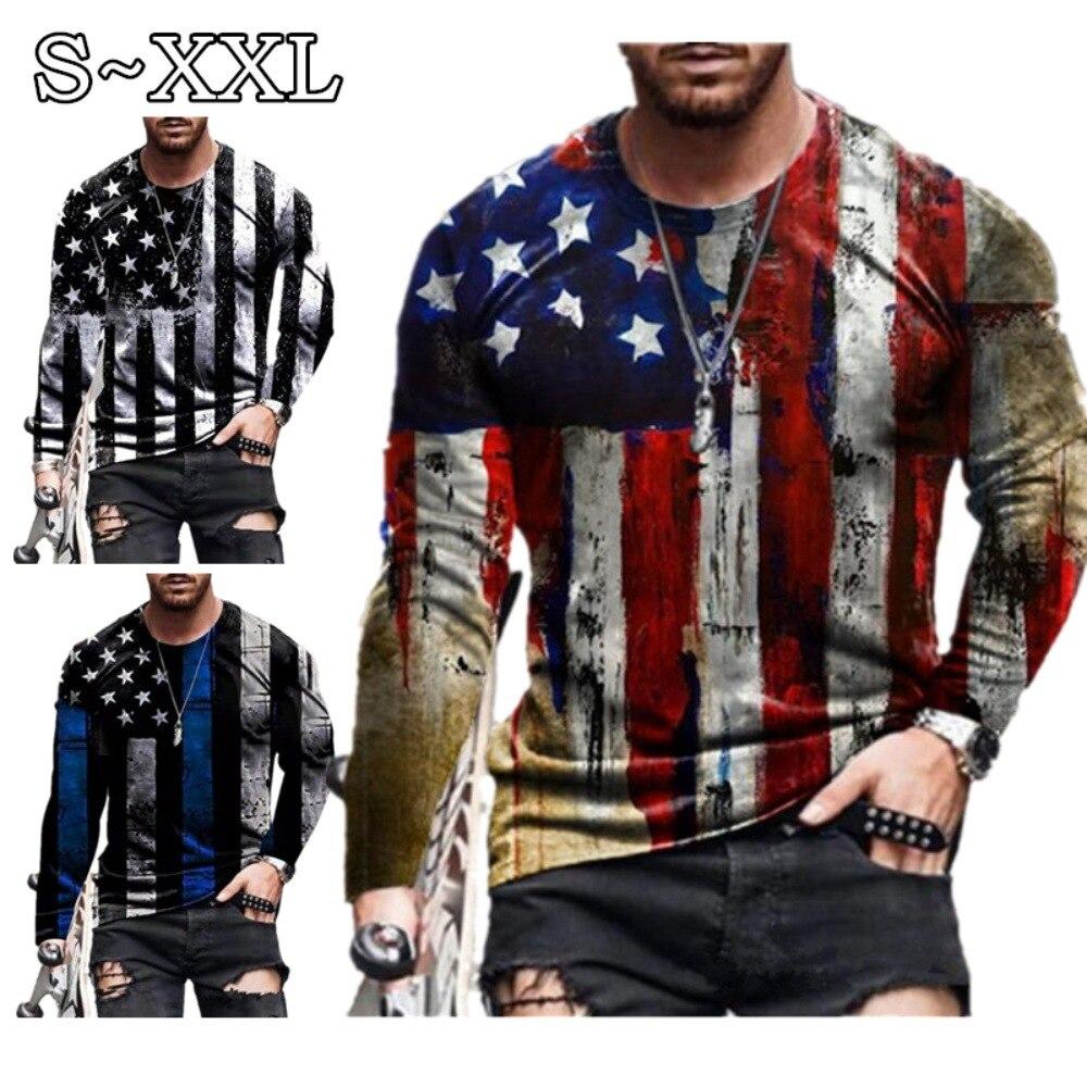 2022, casual men’s t-shirts 3D digital printing European and American men’s tops floral t-shirts