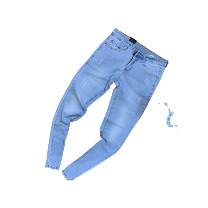 Quality Straight Cut Jeans Trousers – Blue