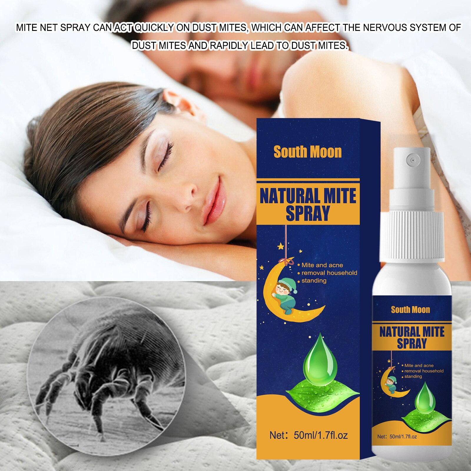 Dust Mite Spray Removal Gently Anti Mites Killer Home Indoor Environment Bed Clothes Pillow Bedding Meets Human Safe 50ml