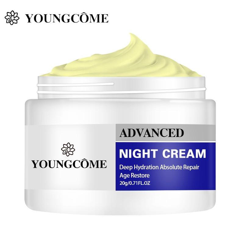YOUNGCOME 20G Face Cream Rich Hydrating Night Wrinkle Repair Moisturizing Whitening Natural Skin Care Light Fast Absorbing