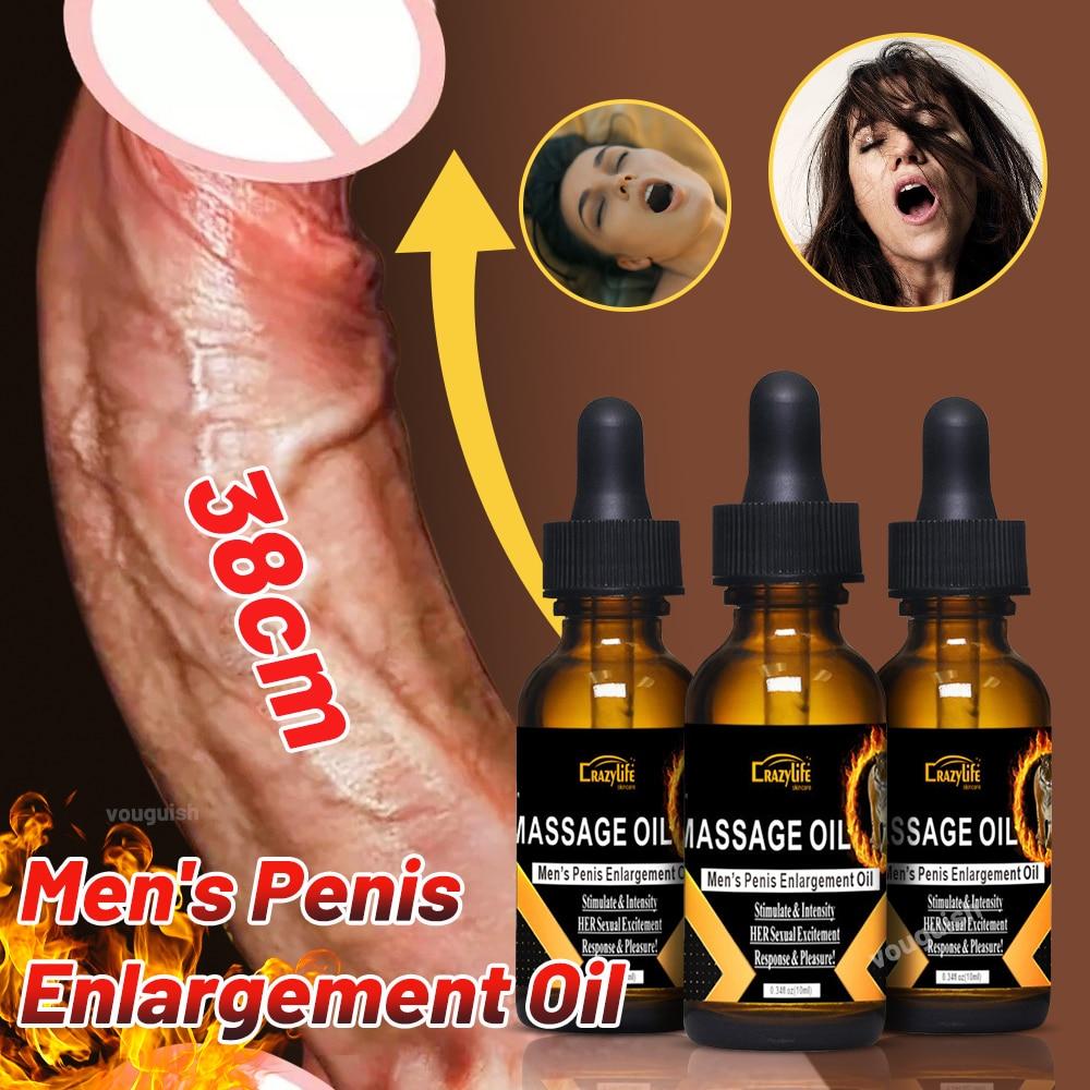 Penis Enlargement Oil Man Cock Thickening Growth Enhance Big Dick Increase Enhancement Delay Erection Oil Enlarge Penis Massage