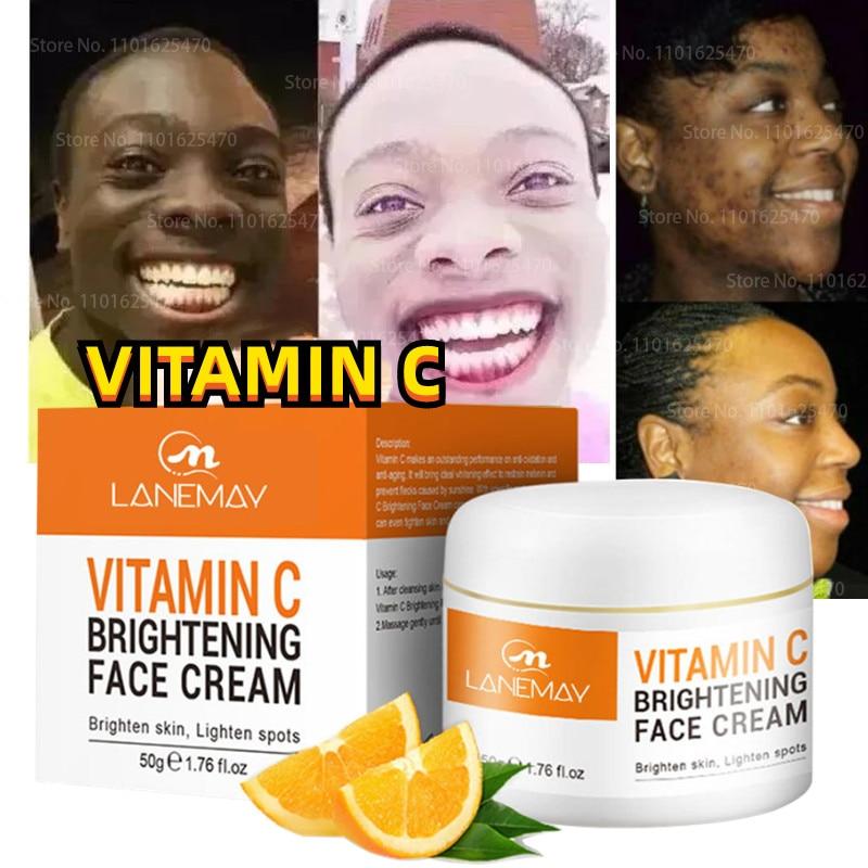 Original Face Vitamin C Skin Whitening Cream and Brightening Inhibiting Melanin Anti-aging Acne-removing Facial Skin Care Products