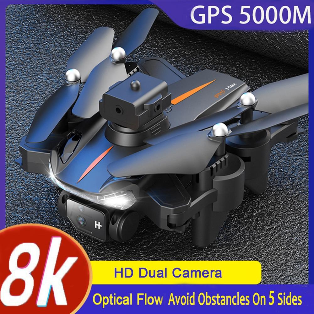 P11S GPS Drone 8K Dual Camera 5G WIFI Professional Aerial Photography Optical Flow Obstacle Avoidance Helicopter RC Quadcopter