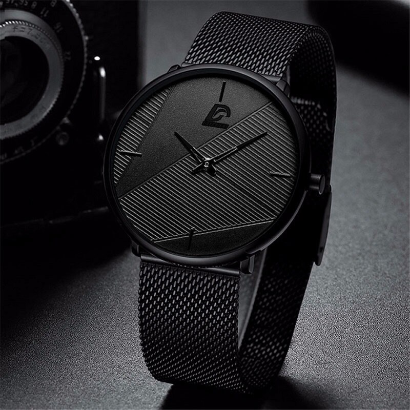reloj hombre Watches Mens 2022 Minimalist Men’s Fashion Ultra-thin Watch Simple Men Business Quartz Wristwatch relogio masculino